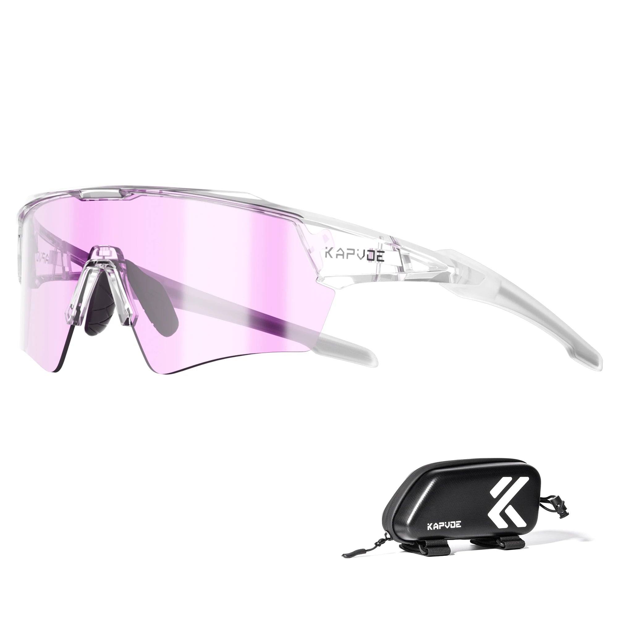 Kapvoe Photochromic Cycling Sunglasses UV400 MTB Road Bike Goggles Men Women