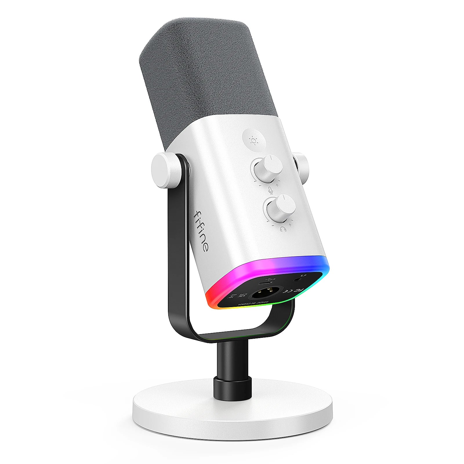 FIFINE AM8 USB/XLR Dynamic Gaming Microphone with Mute & Headphone Jack