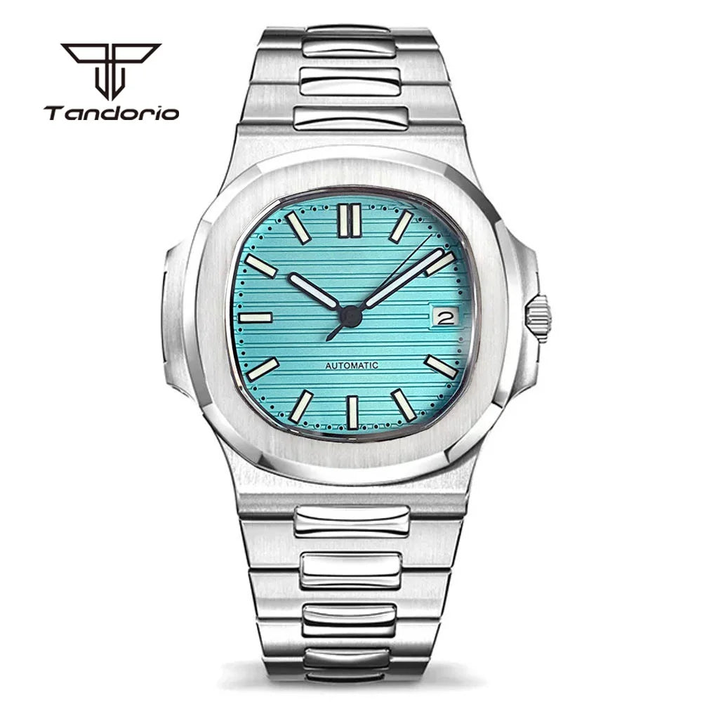 Tandorio Square Automatic Watch - Sapphire, Lume, NH35