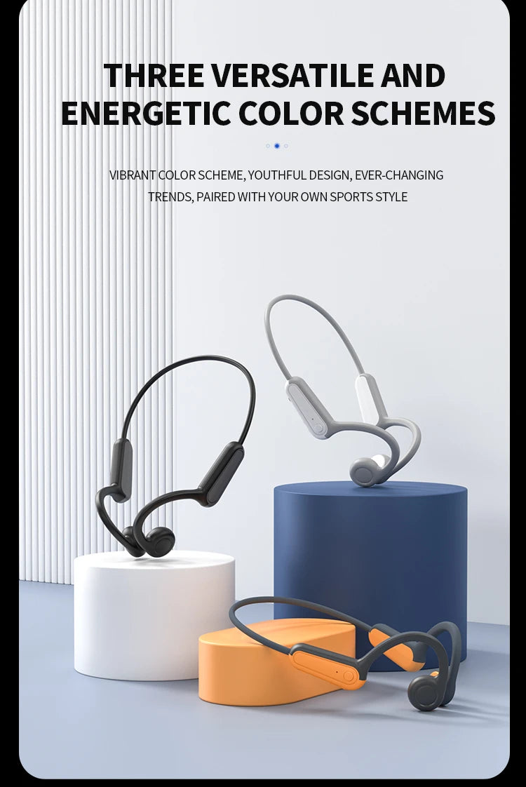 B8 True Bone Conduction Earphones | Bluetooth 5.3 Sports Wireless IPX5