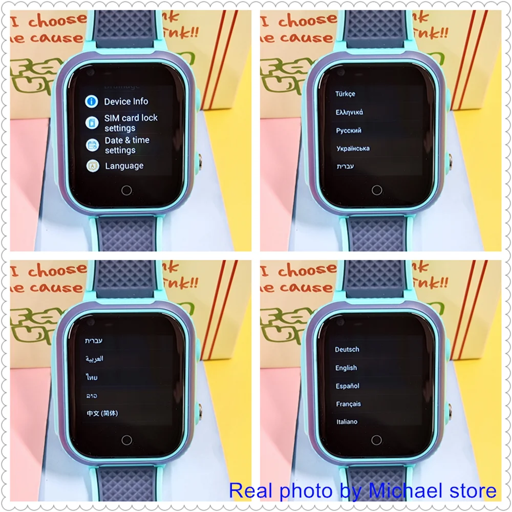 LT21 Kids 4G Smartwatch - GPS, Video Call, SOS, IP67 Waterproof