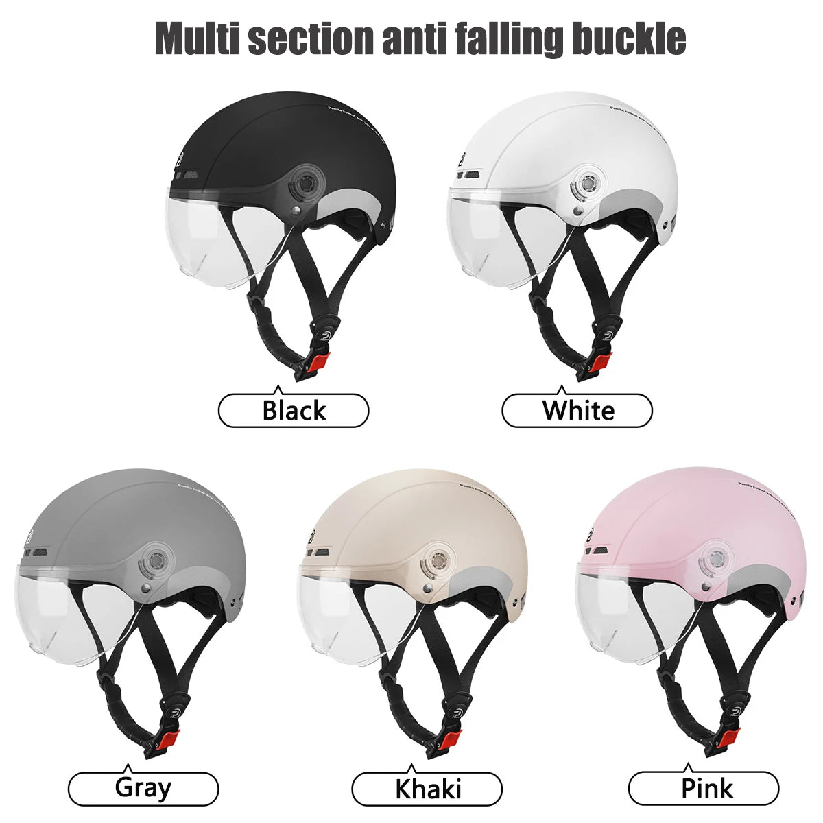 PEMILA Cycling Helmet with Goggles, Ear Protection & Reflective Safety - Adult MTB Road E-Bike