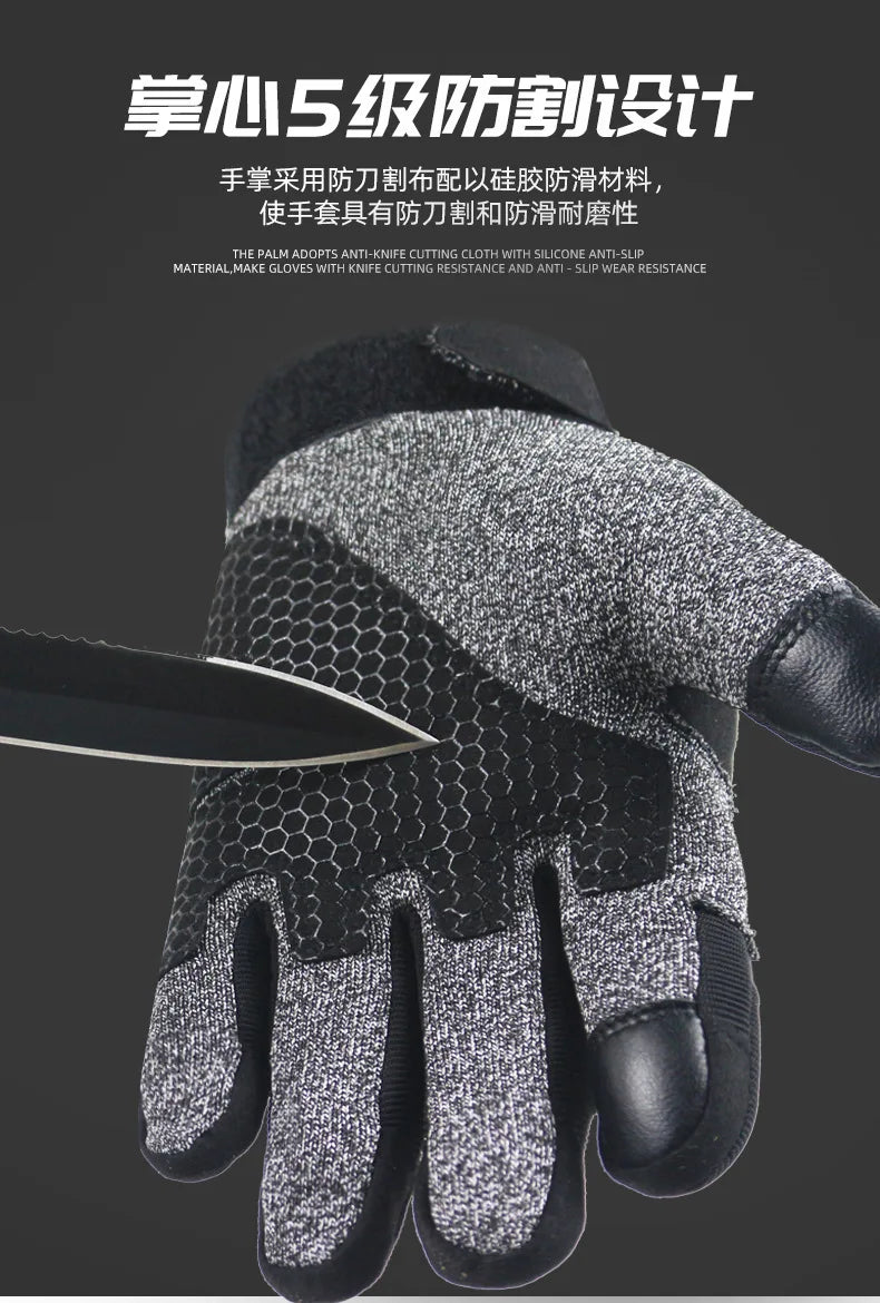 Level 5 Anti-Cut Tactical Gloves | Combat & Self-Defense Protection