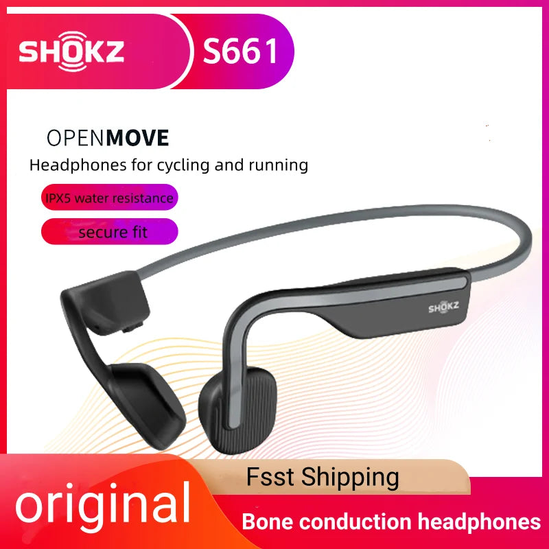 SHOKZ OpenMove S661 Bone Conduction Sport Earphones - IP55 Wireless