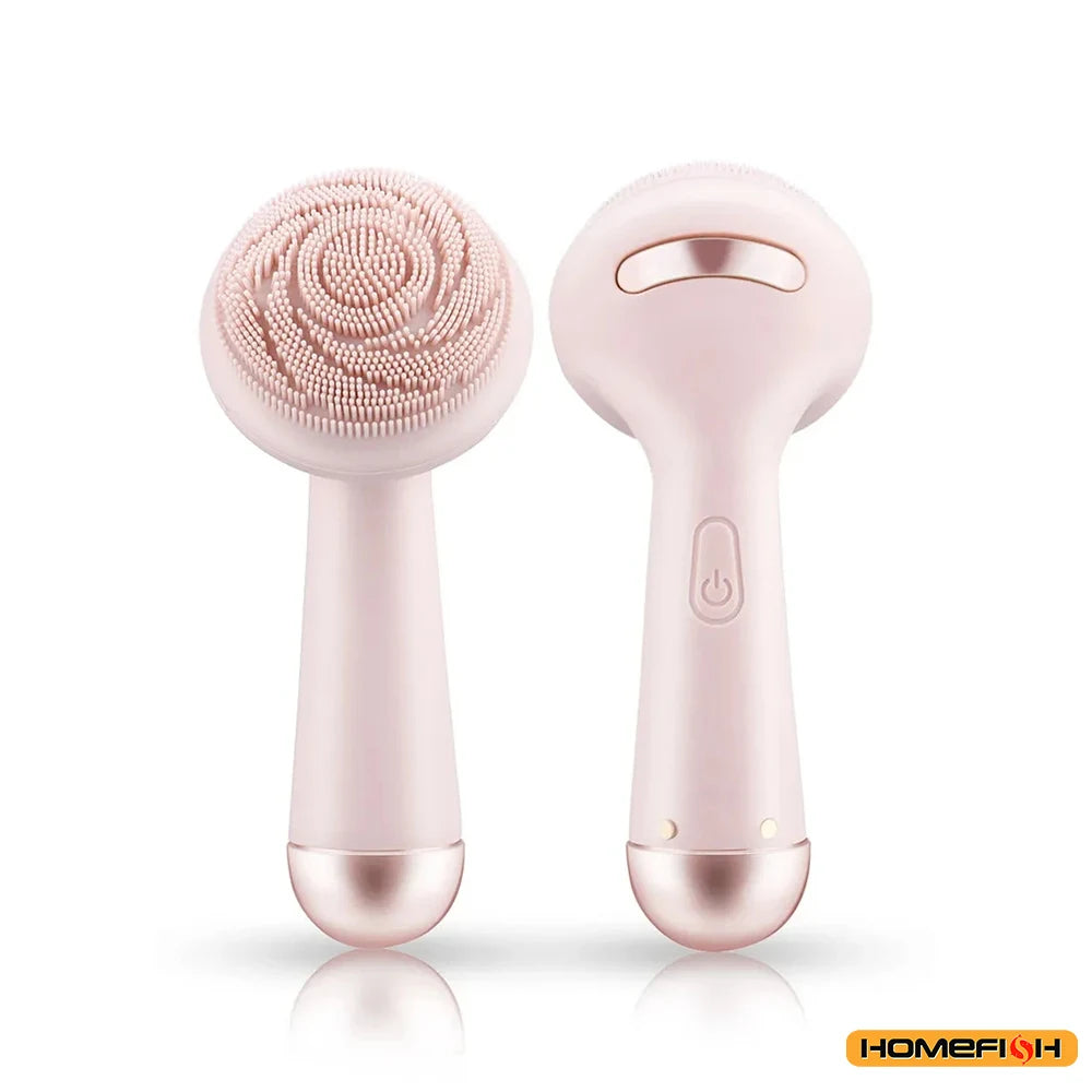 HOMEFISH Silicone Facial Cleansing Brush - Deep Clean & Exfoliate