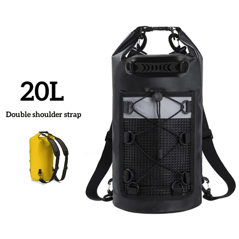 Waterproof Dry Bag Backpack for Kayaking & Outdoor Adventures - 10L/20L