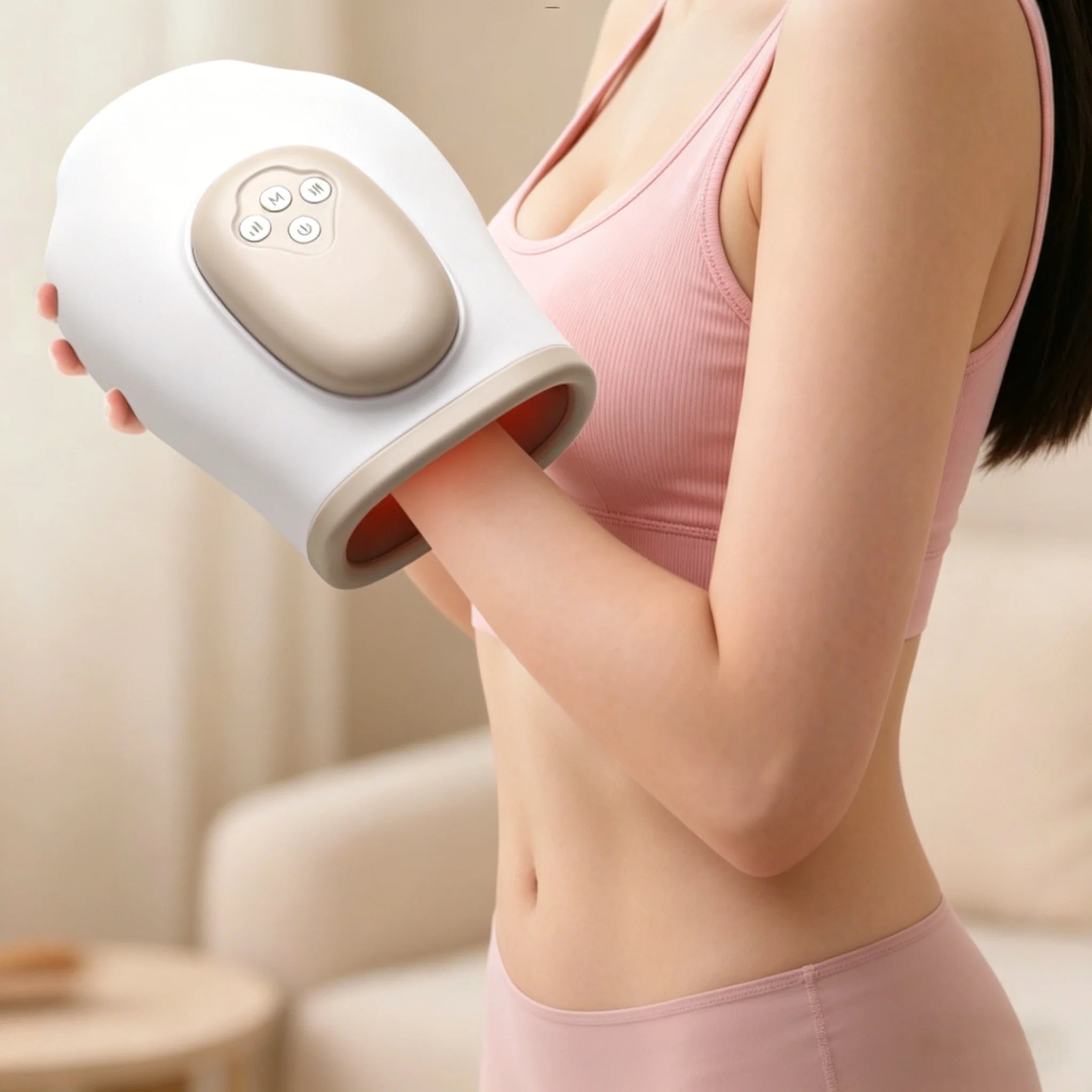 Hand Massager with Compression & Vibration for Muscle Relief