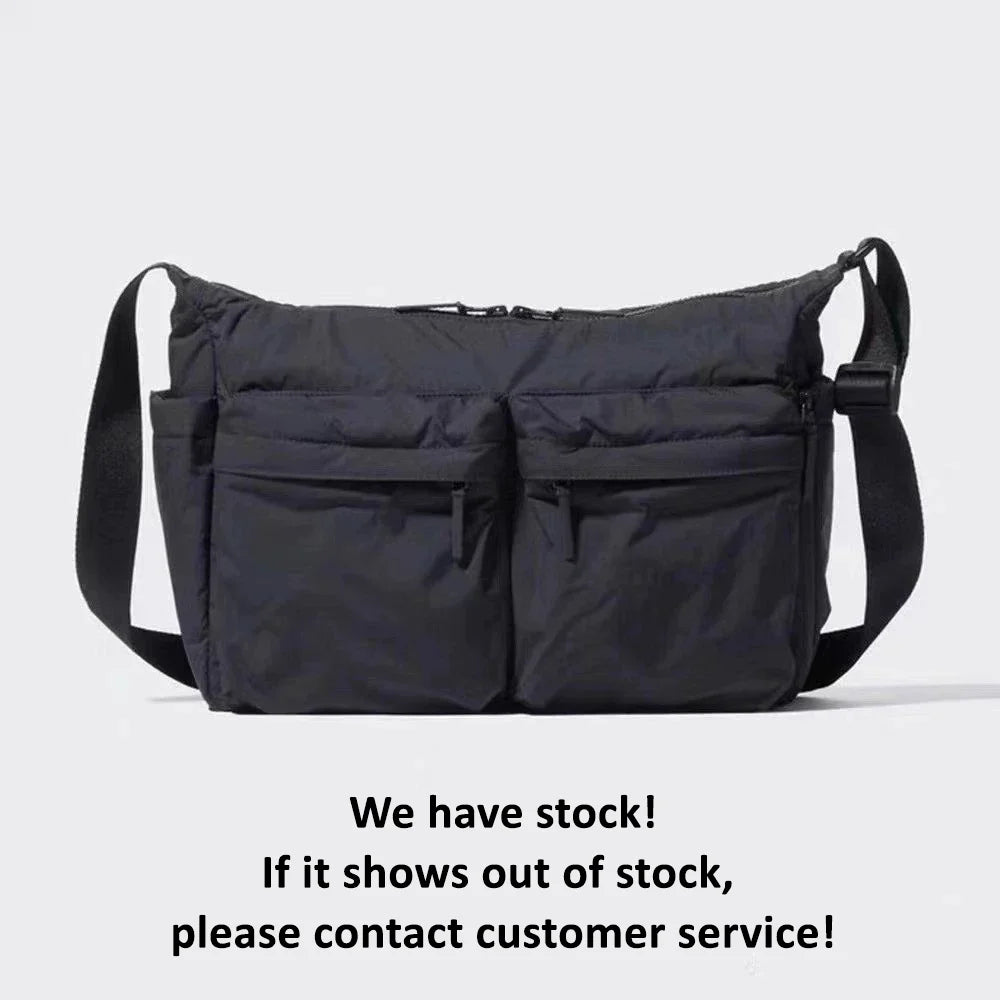 Women's Casual Multi-Pocket Nylon Messenger Bag - Travel & Shopping Tote