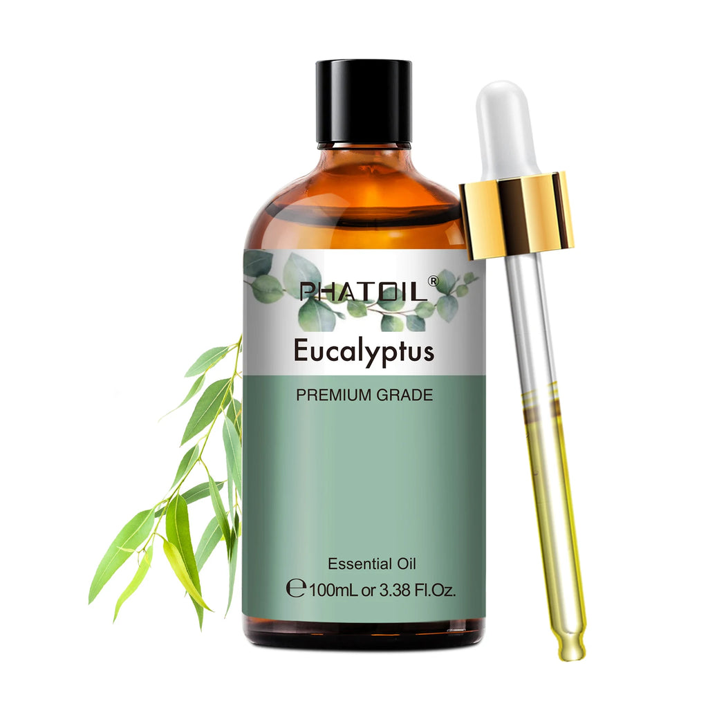 PHATOIL Premium Essential Oil Blend - Sandalwood, Lavender, Eucalyptus, Peppermint