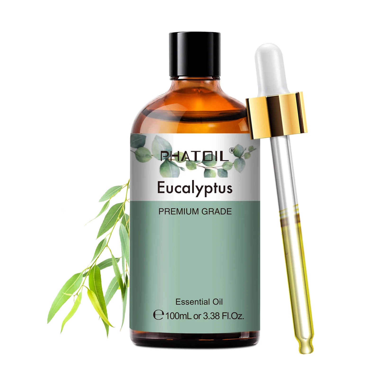 PHATOIL Premium Essential Oil Blend - Sandalwood, Lavender, Eucalyptus, Peppermint