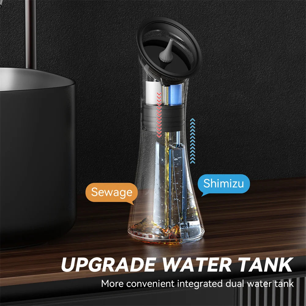 Electric Ear Wax Removal System - Water Powered Ear Cleaner with 3 Pressure Settings