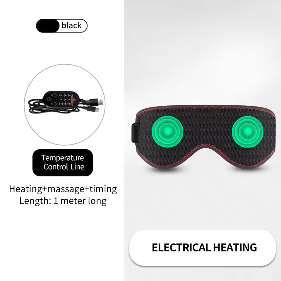 Vabena Heated Eye Mask for Dry Eyes - 3 Heat Levels & Hot Compress