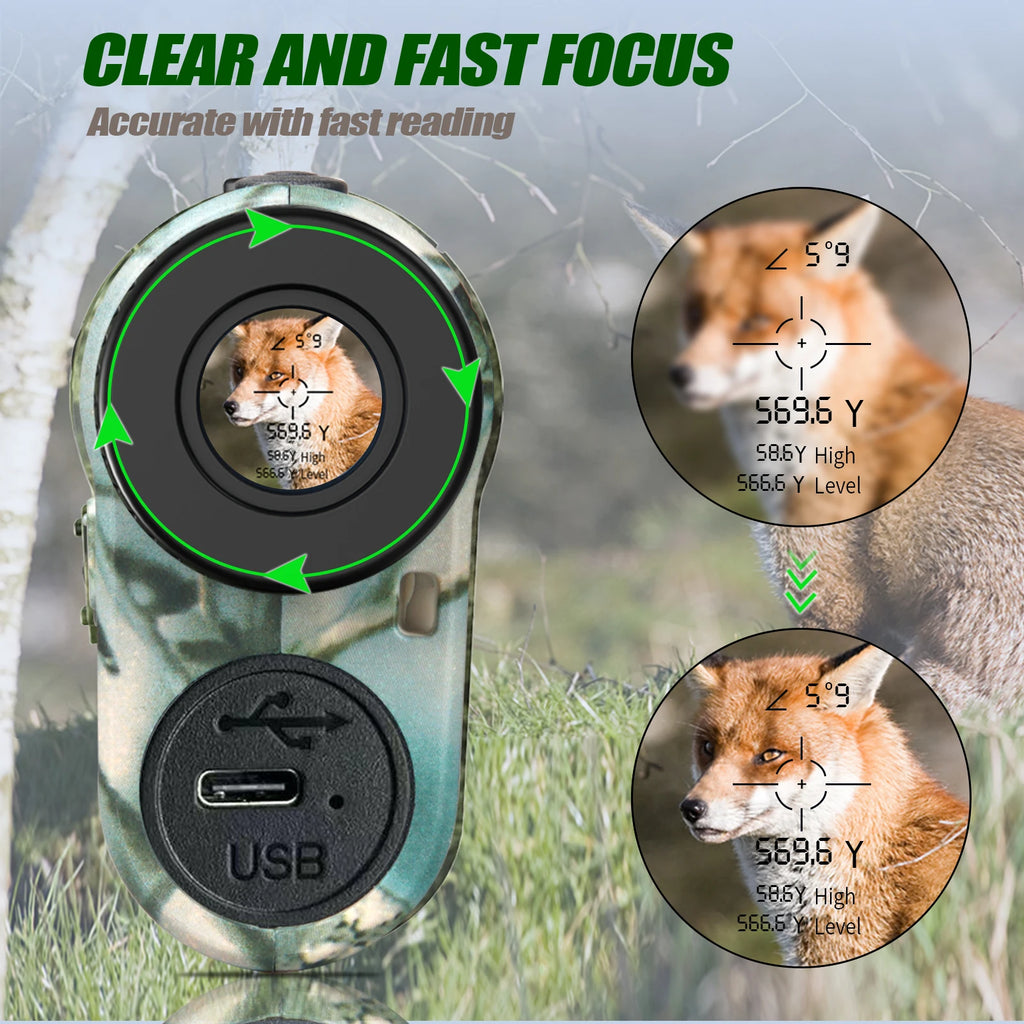 REVASRI Laser Hunting Rangefinder 1000M: Ultimate Precision Optics