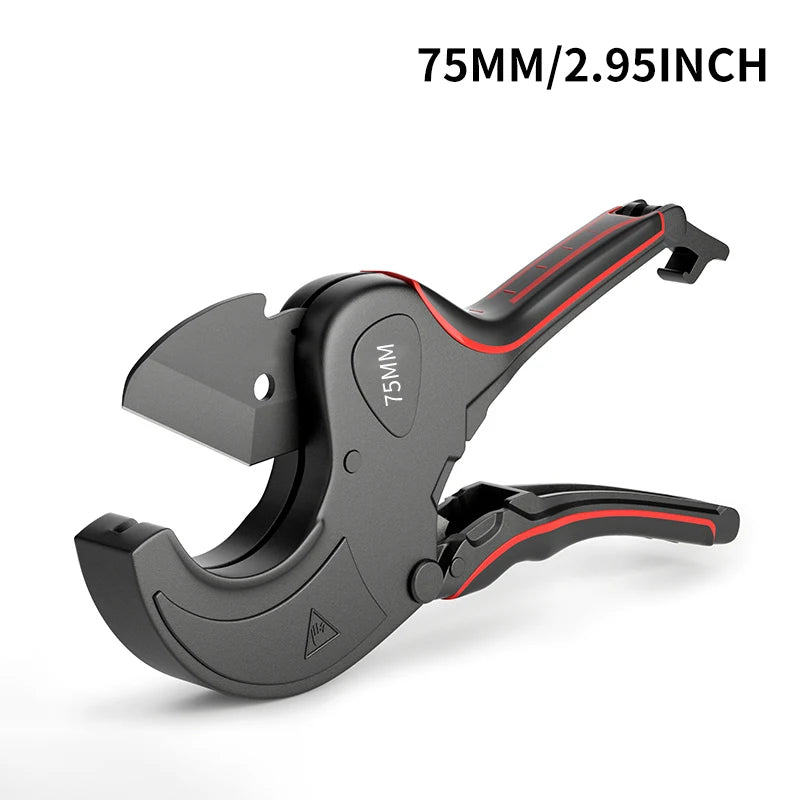 Pipe Cutter 32-75mm - Aluminum Alloy Body Ratchet Tube Cutter