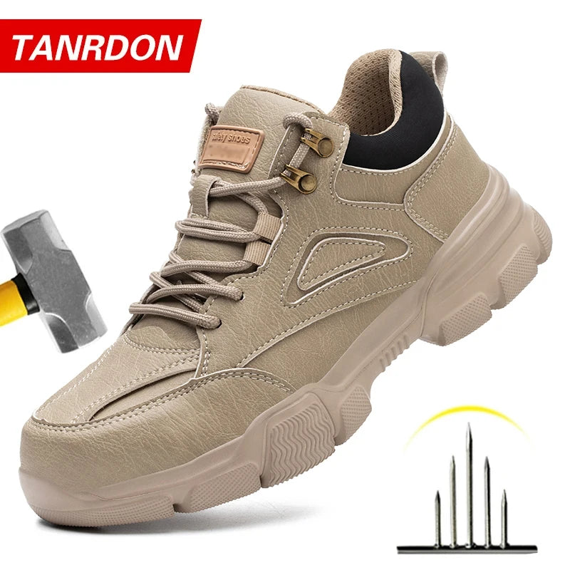 TANRDON Tactical Steel Toe Boots - Ultimate Safety & Comfort