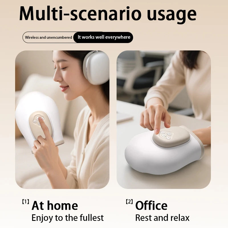 Hand Massager with Compression & Vibration for Muscle Relief