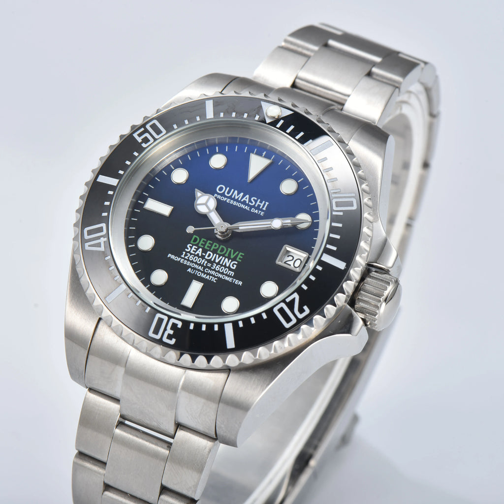 Men's 44mm Deep Sea Automatic Mechanical Dive Watch