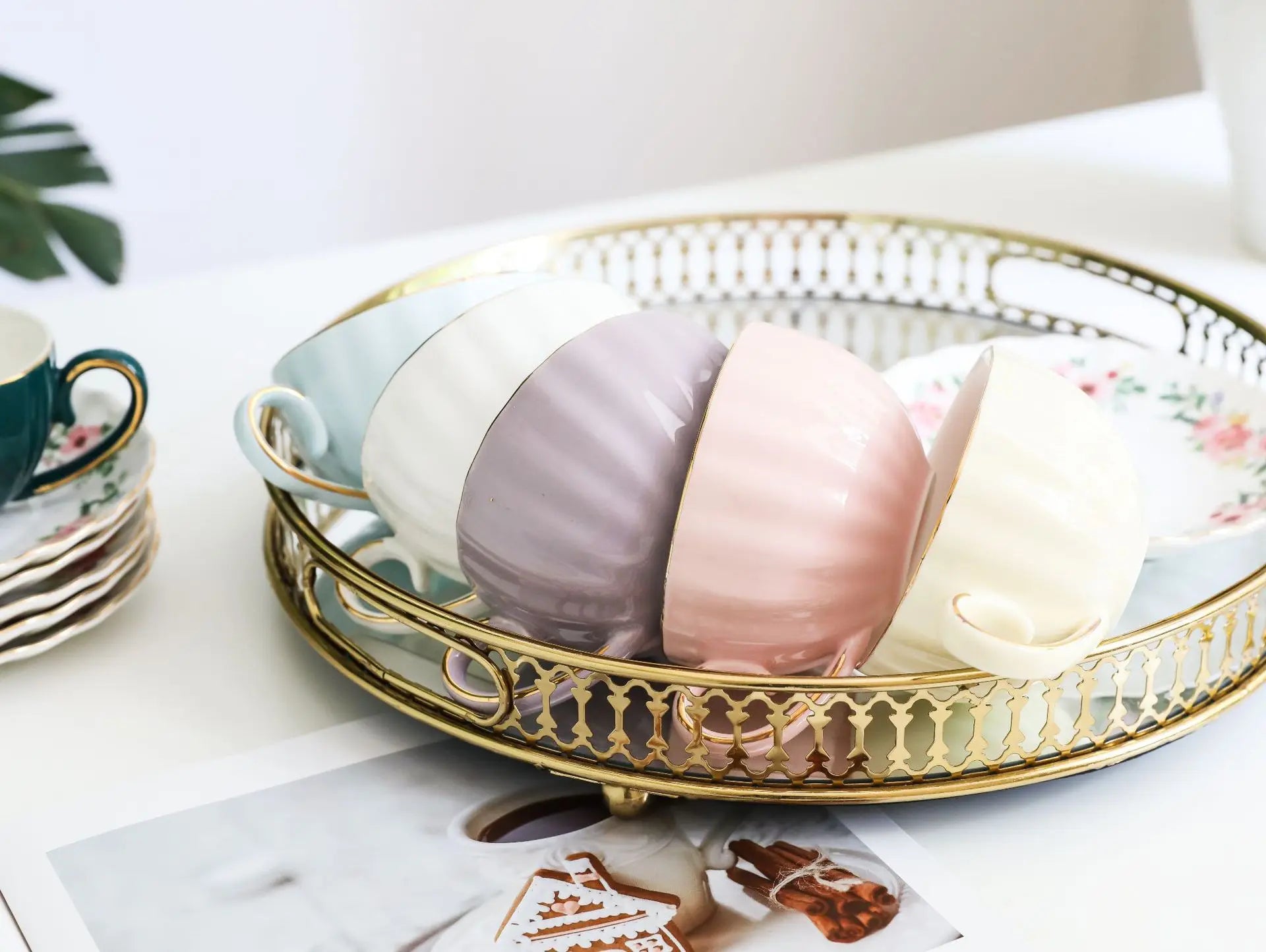 Vabena Luxury Bone China Coffee & Tea Set - Elegant Serveware