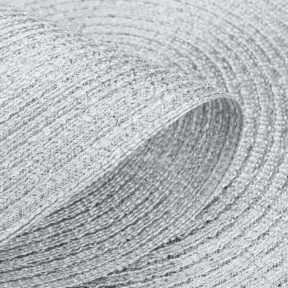 Premium Round Braided Placemats - Set of 6 | Dining Table Decor
