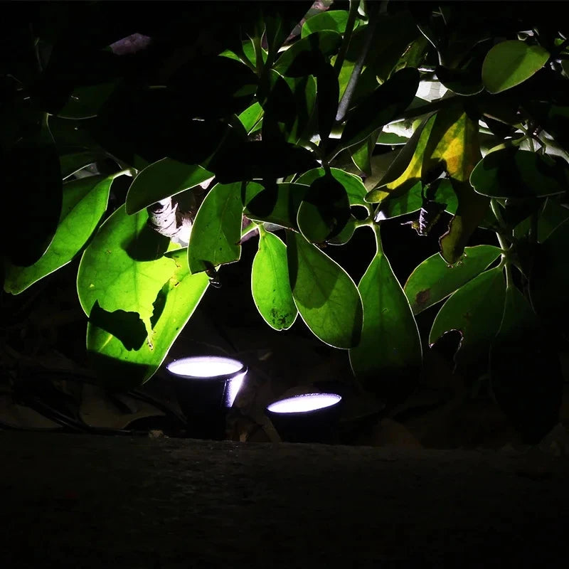 10-in-1 RGB Solar Garden Spotlights - IP65 Waterproof Outdoor Lights