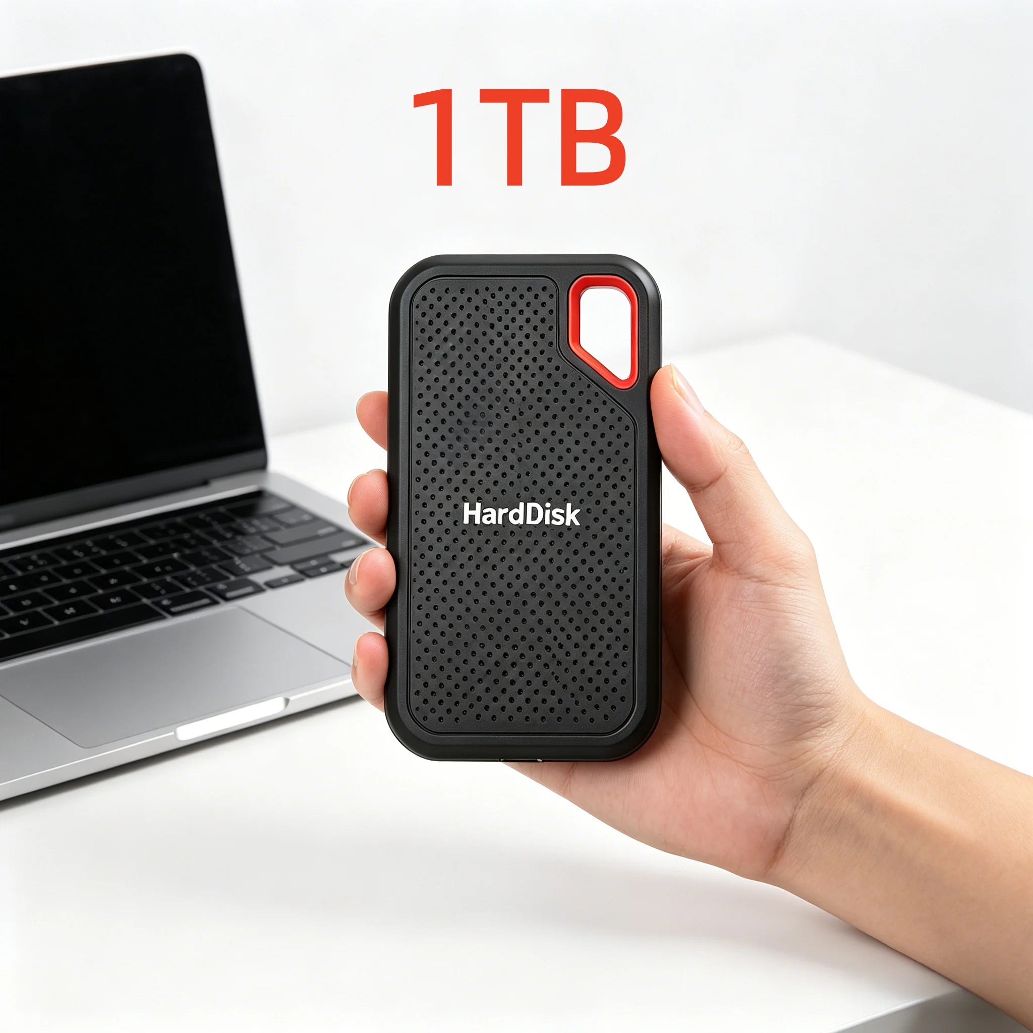 4TB Portable SSD Waterproof Shockproof High-Speed External Drive Pro