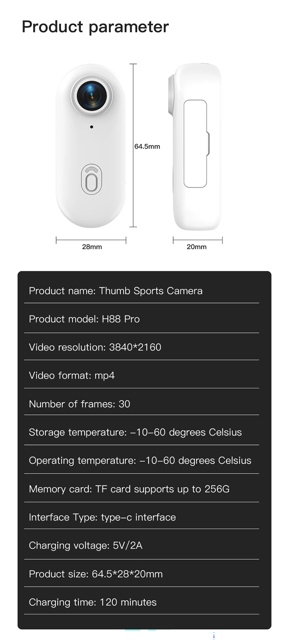 Vabena 4K FHD Action Camera | Ultra HD Adventure Cam for Sports & Motorcycle