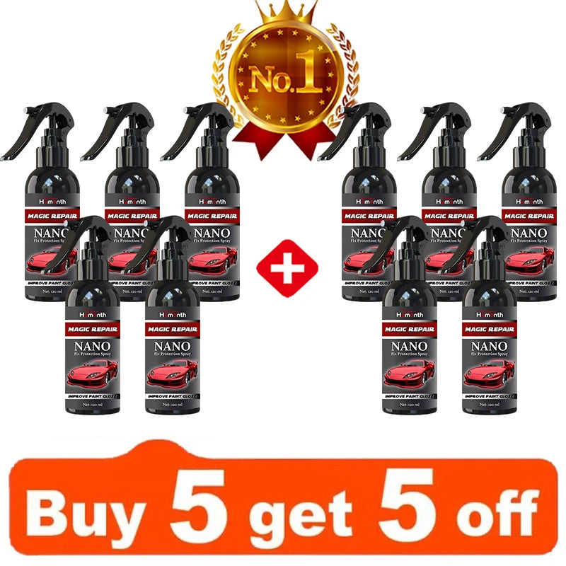 Car Paint Nano Coating Kit | High Gloss & Scratch Protection