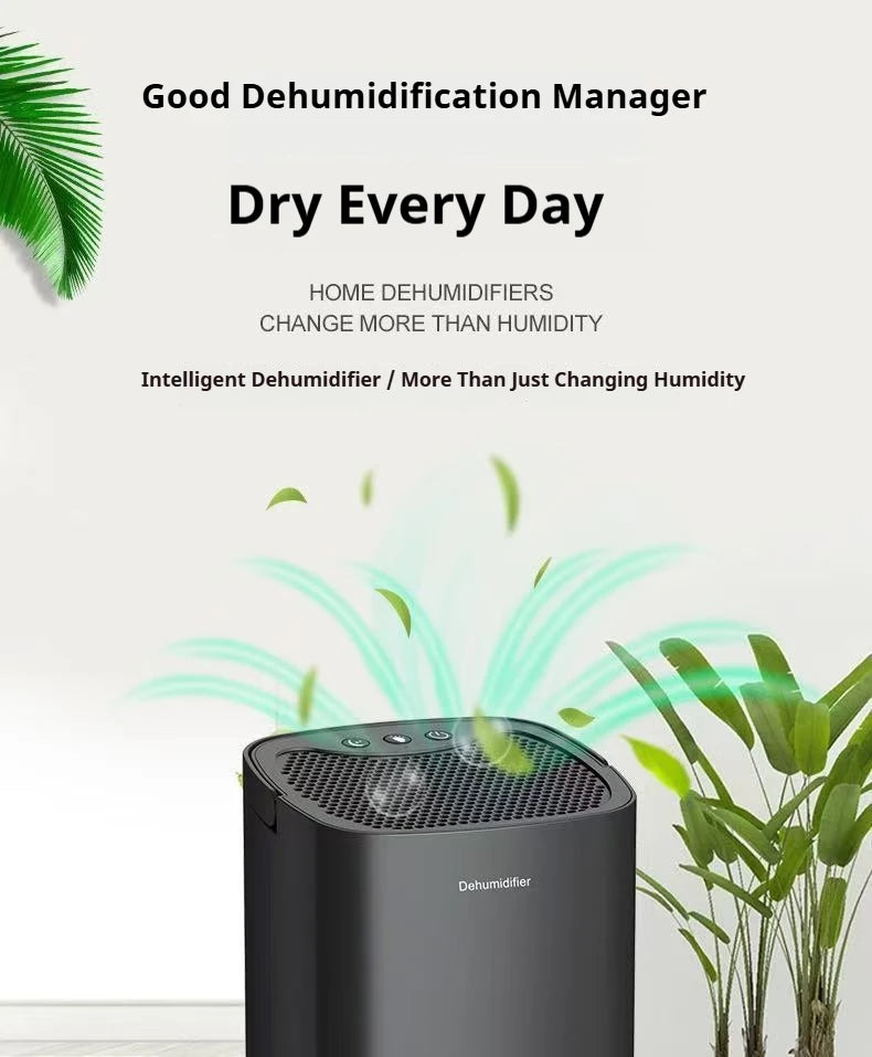 Homefish Portable Mute Dehumidifier | Moisture Absorber & Air Dryer for Home, Office