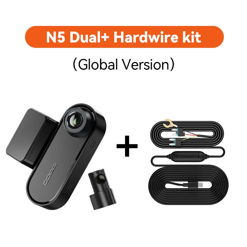 DDPAI N5 Dual 4K Dash Cam - Front & Rear, NightVIS, ADAS, GPS