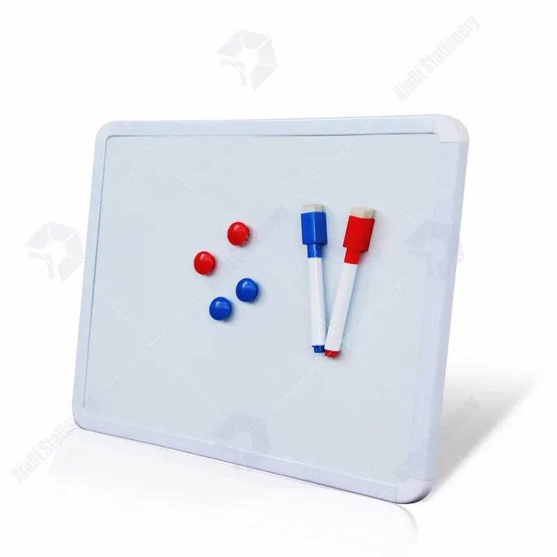 4-Style Magnetic Fridge Whiteboard Set - Notes, Reminders & Decor