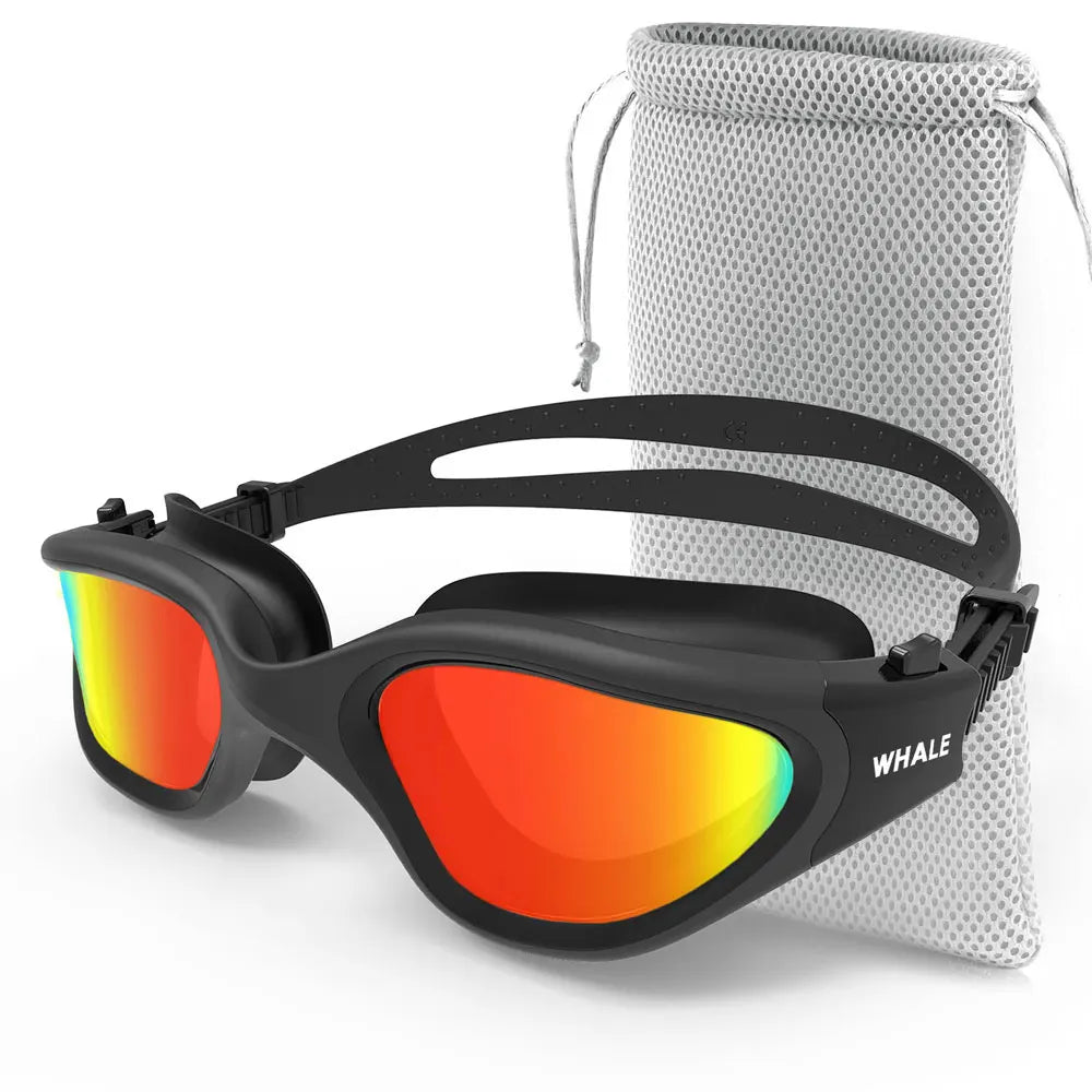 Polarized Swimming Goggles for Adults - Anti-Fog & UV Protection