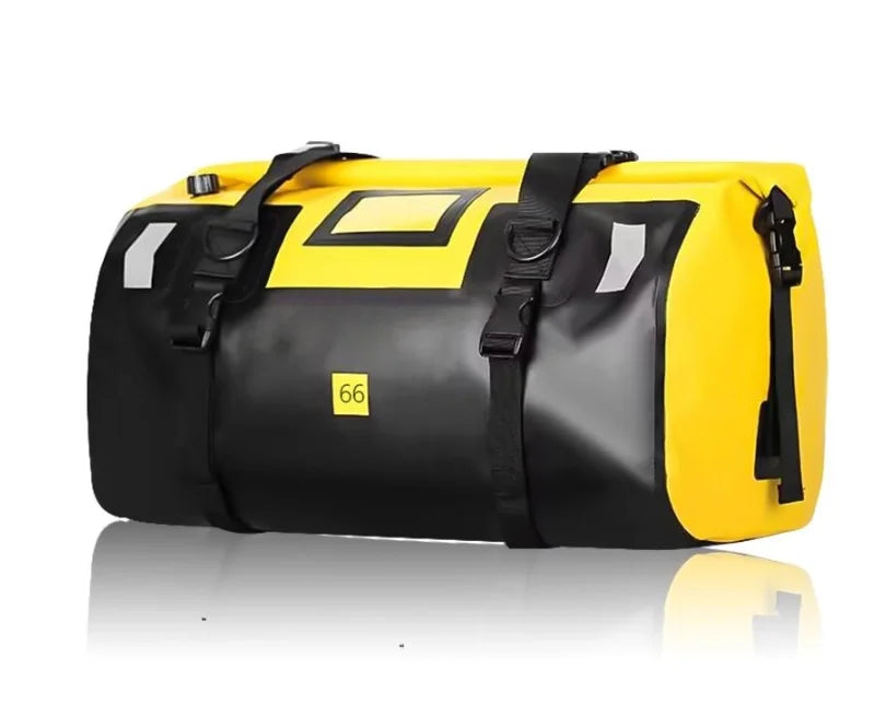 Waterproof Motorcycle Tail Bag | Dry Roll Luggage | 20L, 40L, 66L