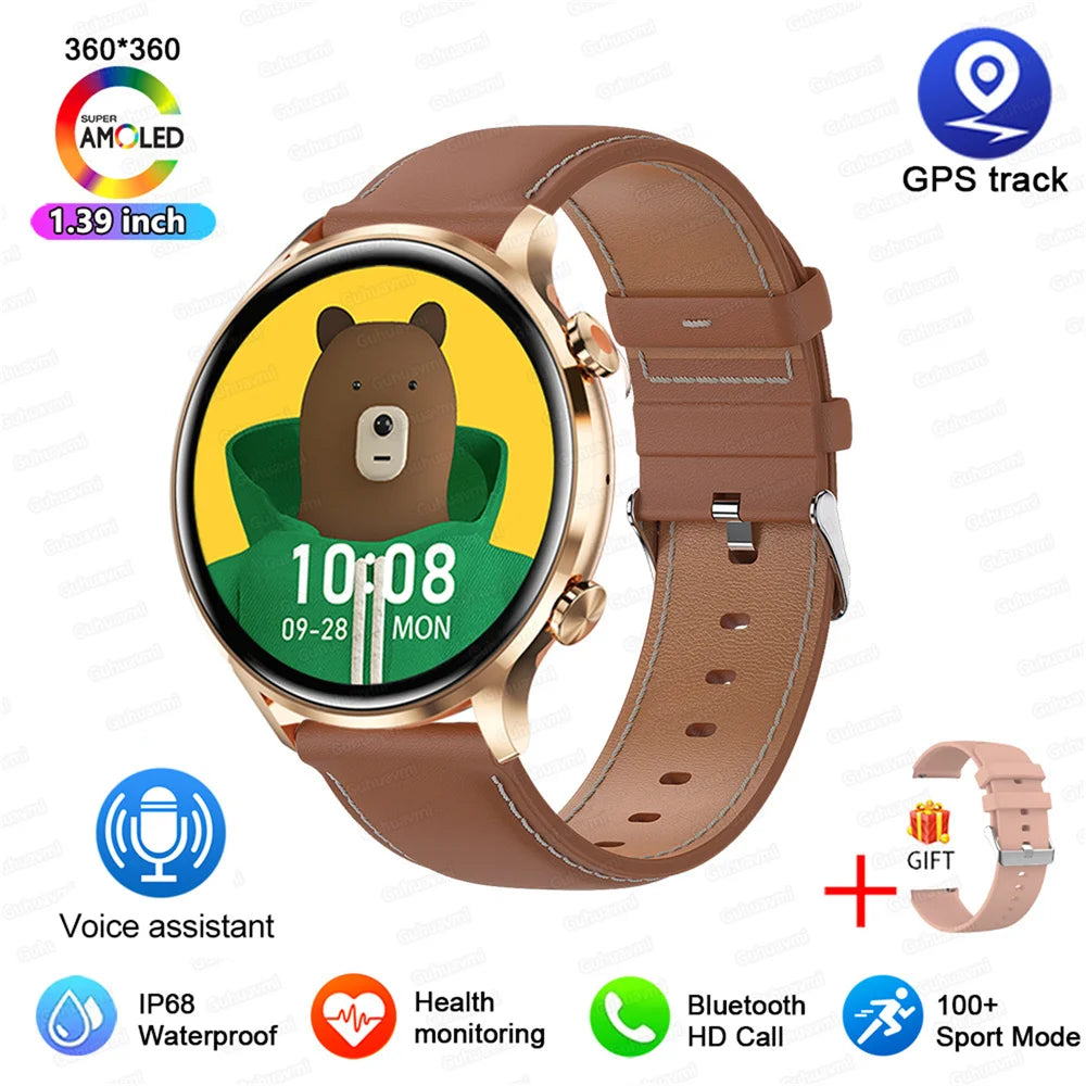 Vabena 2026 Smartwatch for Women & Men | AMOLED, GPS, IP68