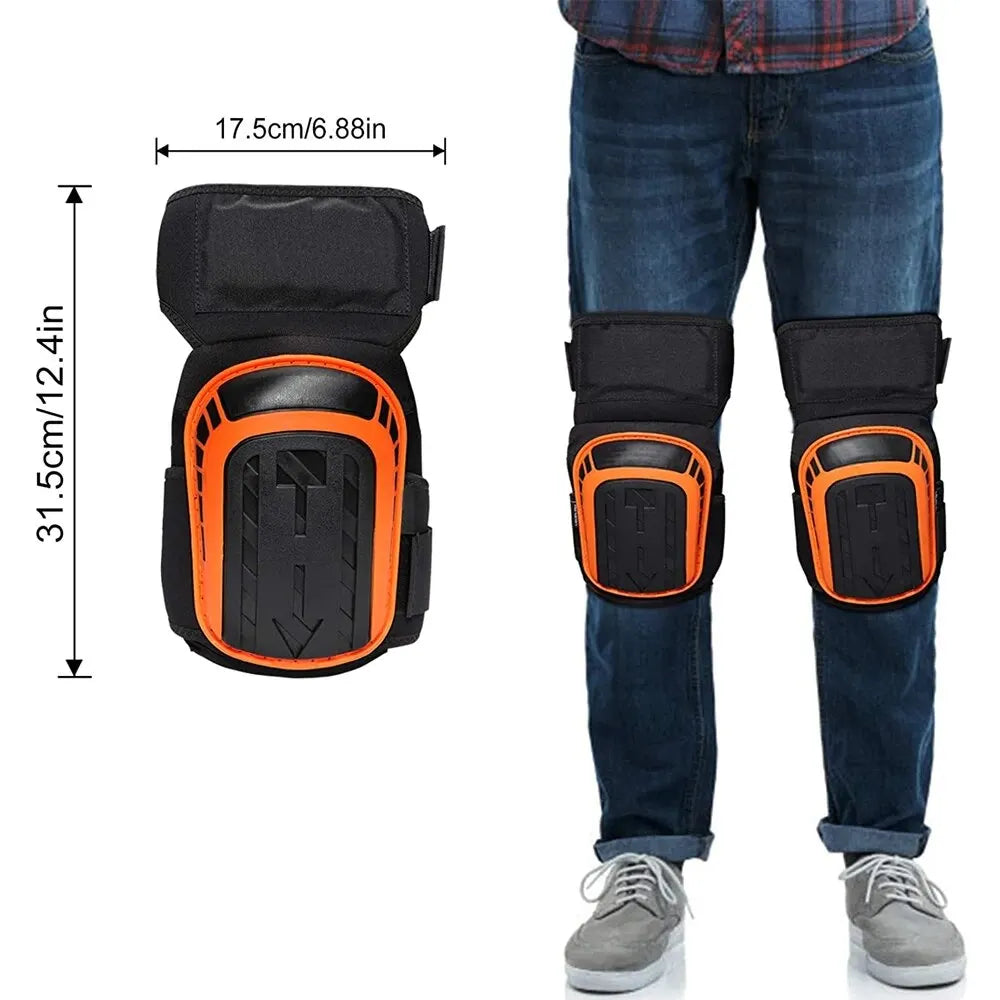 Professional Heavy Duty Gel Knee Pads for Work & Gardening Comfort