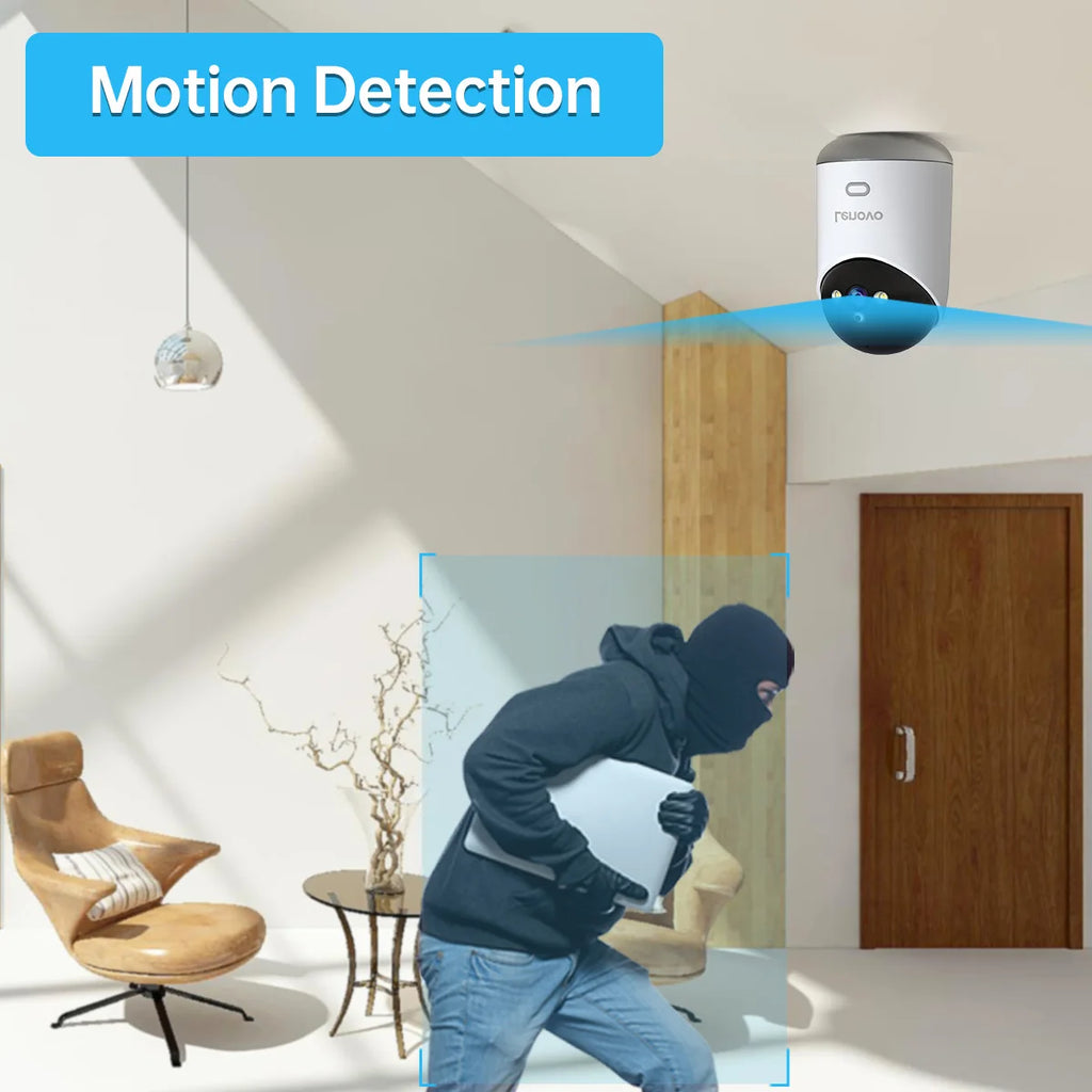 Lenovo 5MP Smart WiFi Outdoor Security Camera with Night Vision