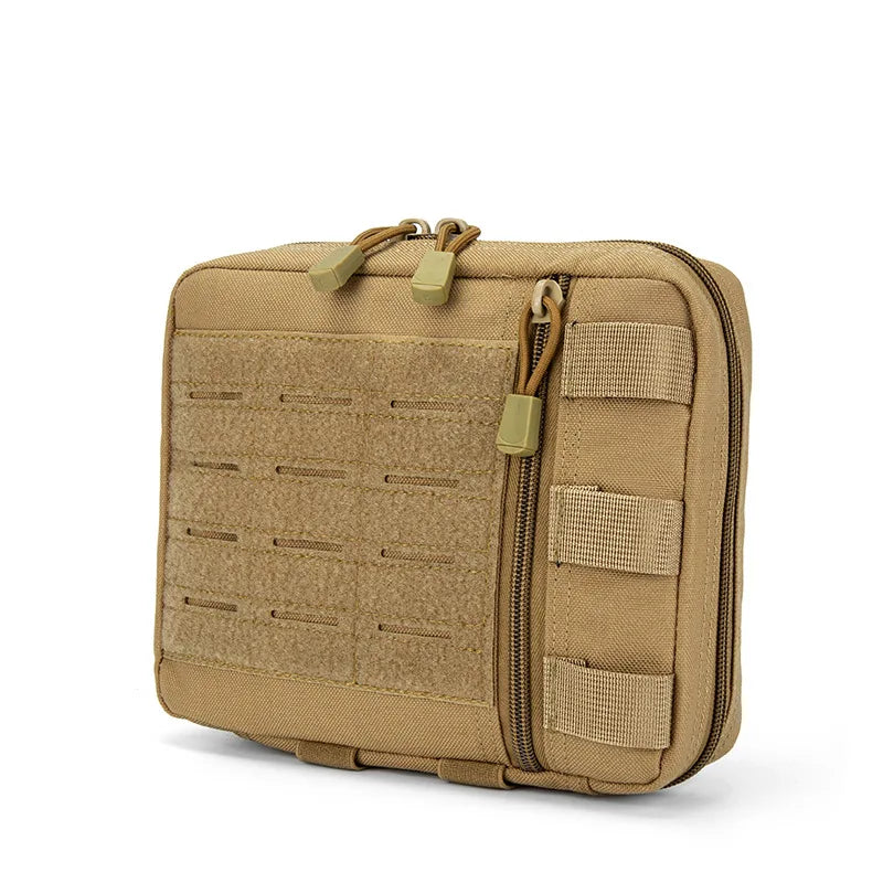 Tactical MOLLE Admin Pouch | Laser-Cut Utility & EDC Organizer Bag