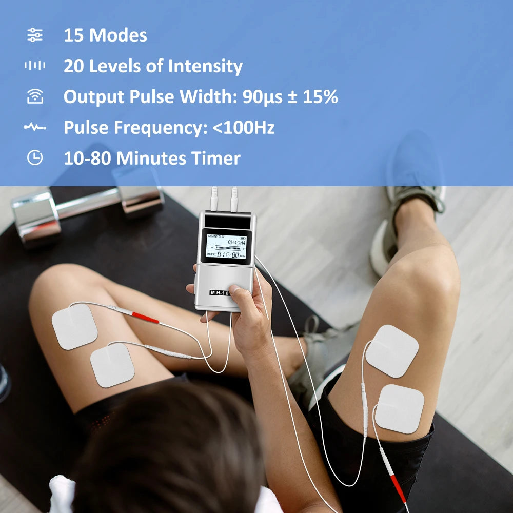 Advanced TENS Muscle Stimulator & Massager for Pain Relief with Meridian Pen